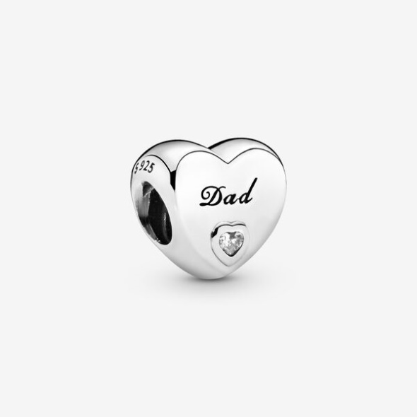 Dad Heart Charm Pandora CA