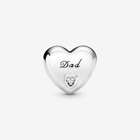 Dad Heart Charm Pandora CA
