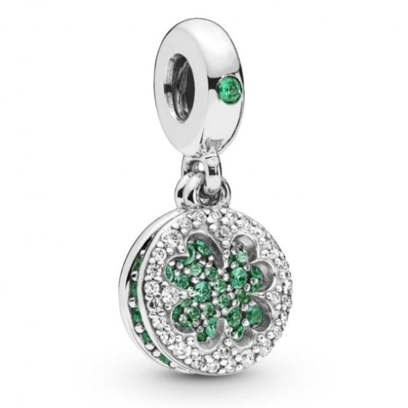 Dazzling Clover Dangle Charms Pandora CA