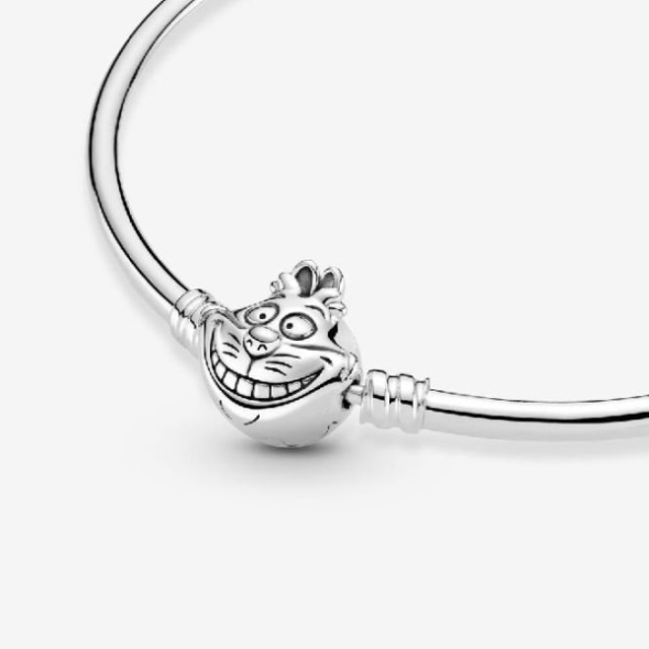 Disney Alice in Wonderland Cheshire Cat Clasp Bangle Pandora CA