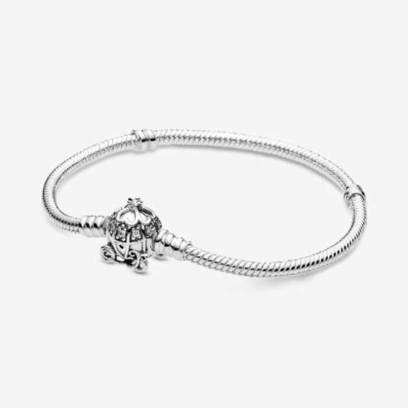 Disney Cinderella Pumpkin Coach Clasp Bracelet Pandora CA