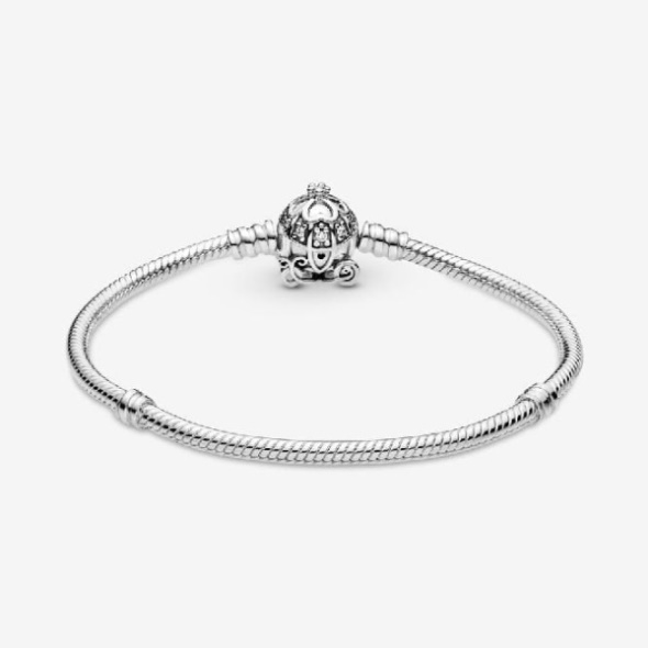 Disney Cinderella Pumpkin Coach Clasp Bracelet Pandora CA