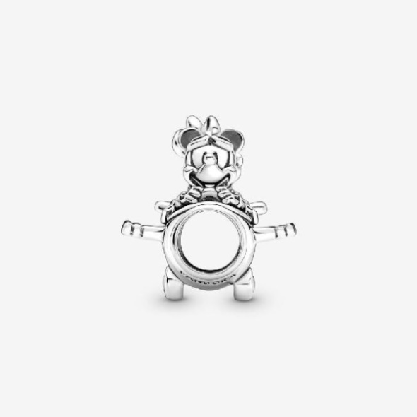 Disney Mickey Mouse  Minnie Mouse Airplane Charm Pandora CA