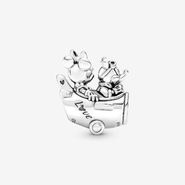 Disney Mickey Mouse  Minnie Mouse Airplane Charm Pandora CA