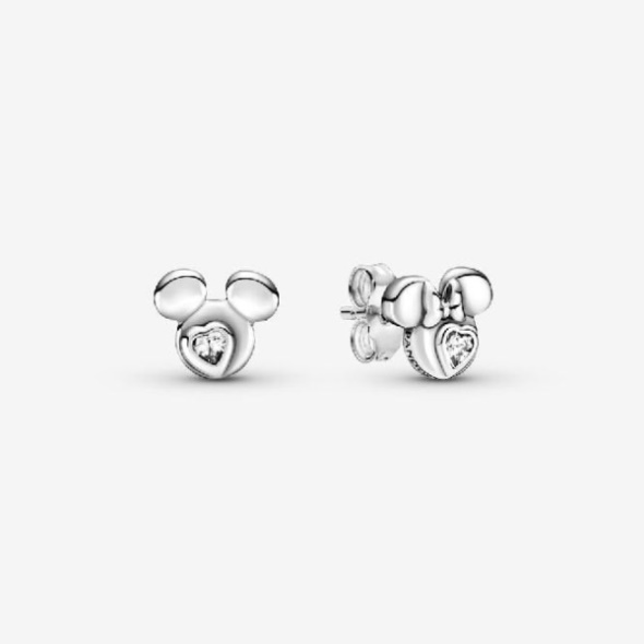 Disney Mickey Mouse  Minnie Mouse Silhouette Stud Earrings Pandora CA