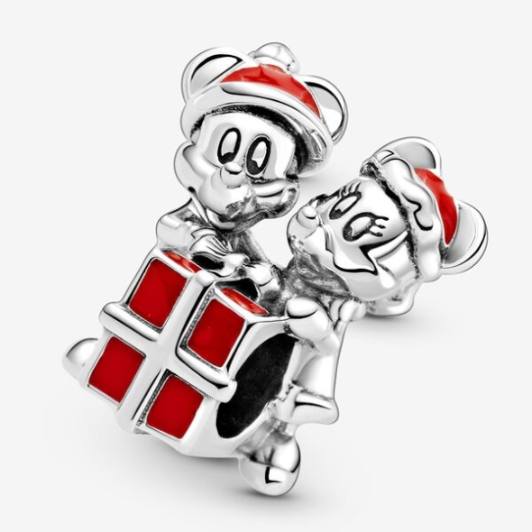 Disney Mickey Mouse And Minnie Mouse Present Charm Pandora CA