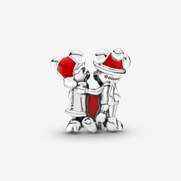 Disney Mickey Mouse And Minnie Mouse Present Charm Pandora CA