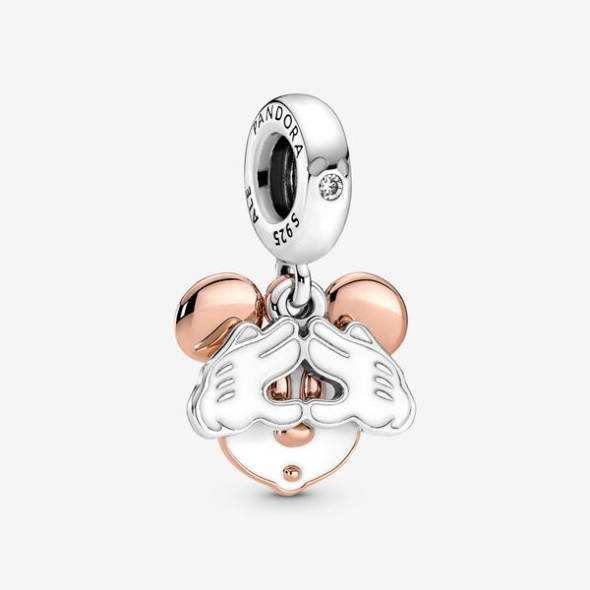 Disney Mickey Mouse Double Dangle Charm Pandora CA