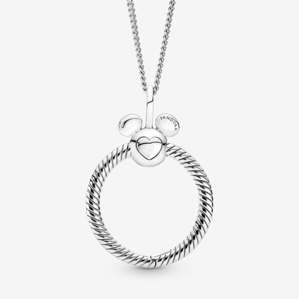 Disney Mickey Mouse O Pendant Necklace Set Pandora CA