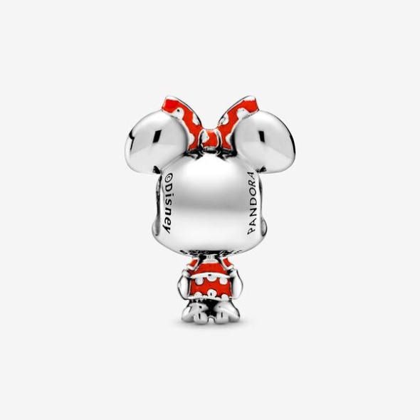 Disney Minnie Mouse Dotted Dress Bow Charm Pandora CA