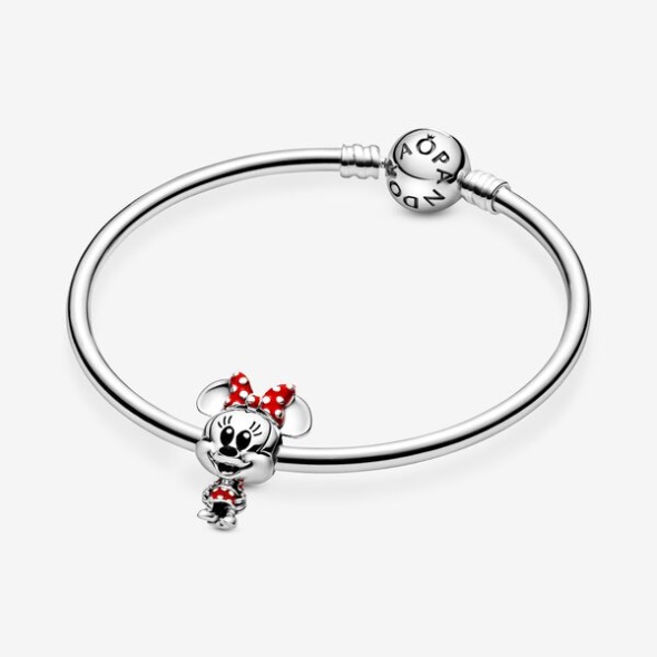 Disney Minnie Mouse Dotted Dress Bow Charm Pandora CA
