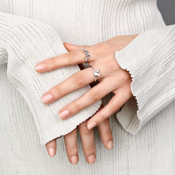 Disney Minnie Mouse Ears Silhouette Puzzle Ring Pandora CA