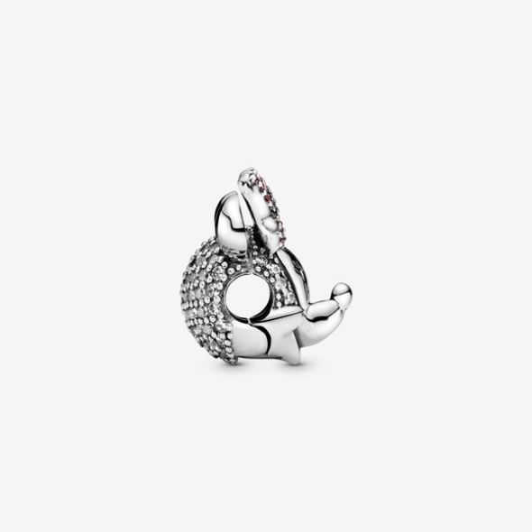 Disney Minnie Mouse Pink Pave Bow Clip Charm Pandora CA