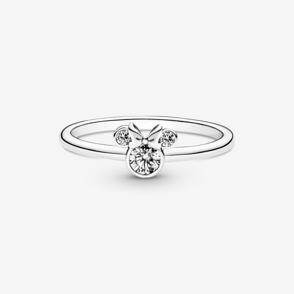 Disney Minnie Mouse Sparkling Head Ring Pandora CA