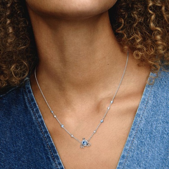 Disney Pumpkin Coach Collier Necklace Pandora CA