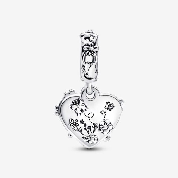 Disney Winnie The Pooh Piglet Double Dangle Charm Pandora CA
