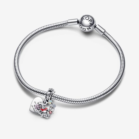 Disney Winnie The Pooh Piglet Double Dangle Charm Pandora CA