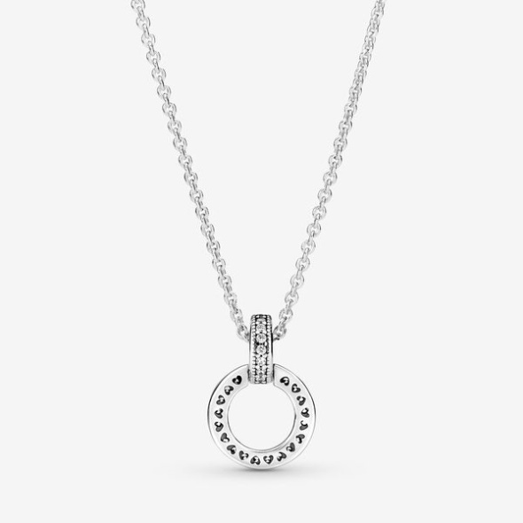 Double Circle Pendant Necklace Pandora CA