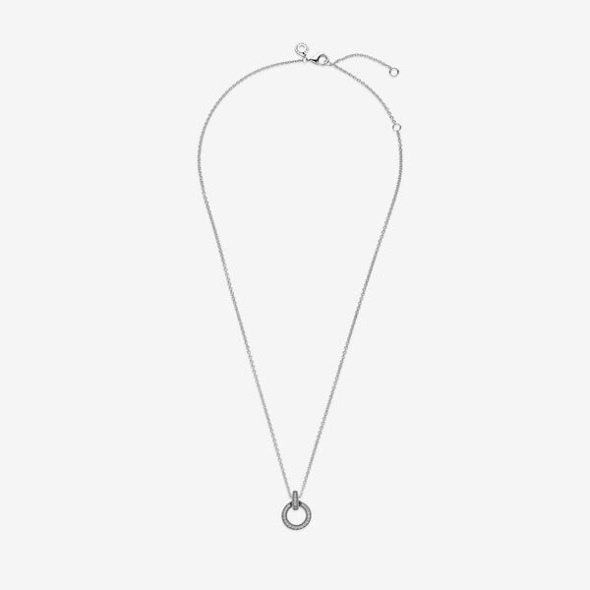 Double Circle Pendant Necklace Pandora CA
