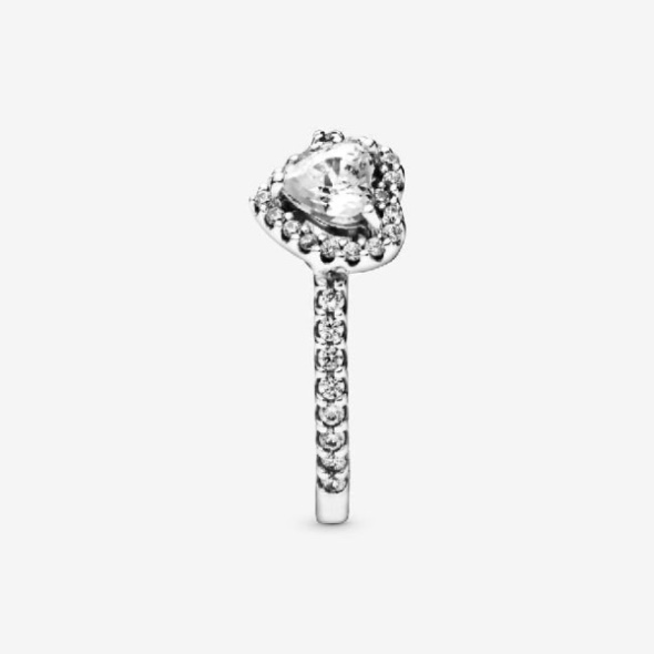 Elevated Heart Brand Pandora CA Ring