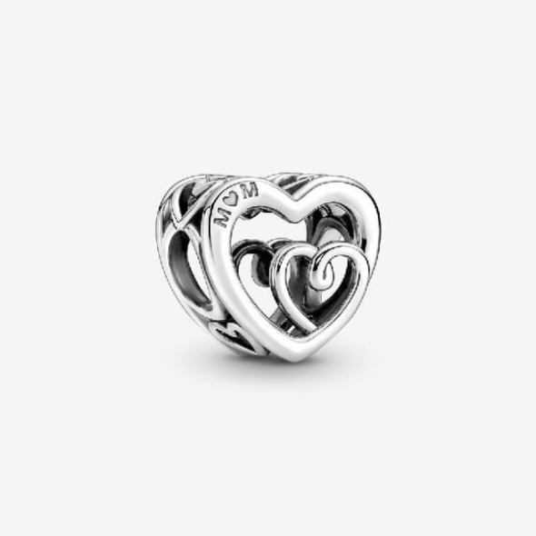 Entwined Infinite Hearts Charms Pandora CA