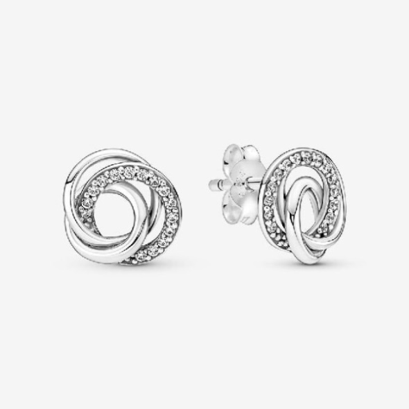 Family Always Encircled Stud Earrings Pandora CA