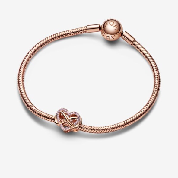 Family Infinity Pink Heart Charm Pandora CA