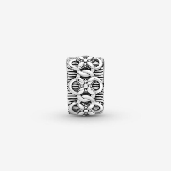 Flower Pattern Clip Charms Pandora CA