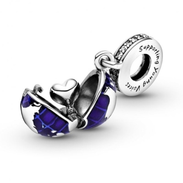 For UNICEF Blue Planet Dangle Charms Pandora CA