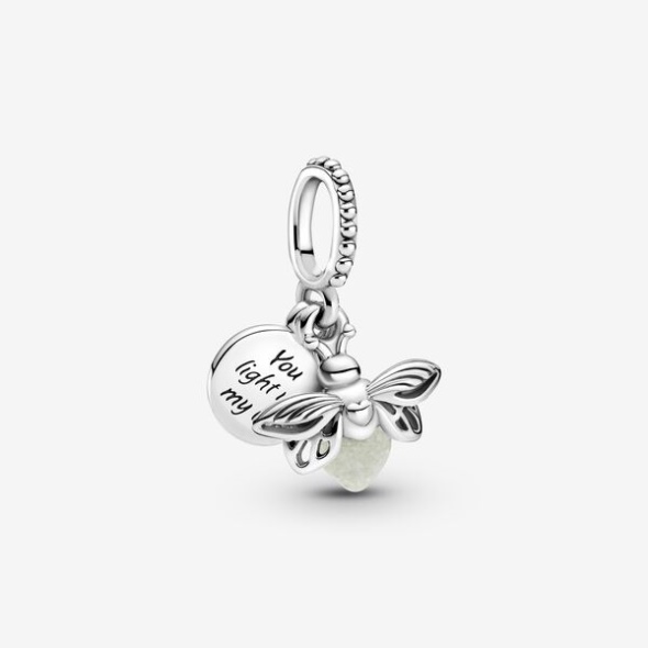Glow-In-The-Dark Firefly Dangle Charm Pandora CA
