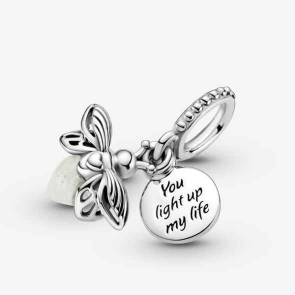 Glow-In-The-Dark Firefly Dangle Charm Pandora CA