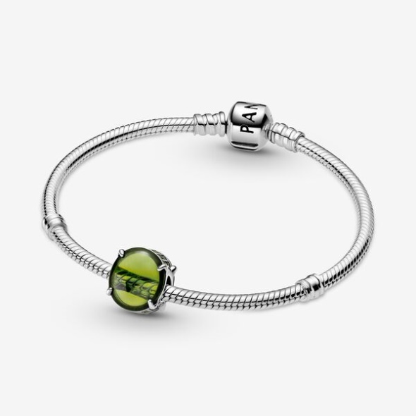 Green Oval Cabochon Charm-Final Sale Pandora CA
