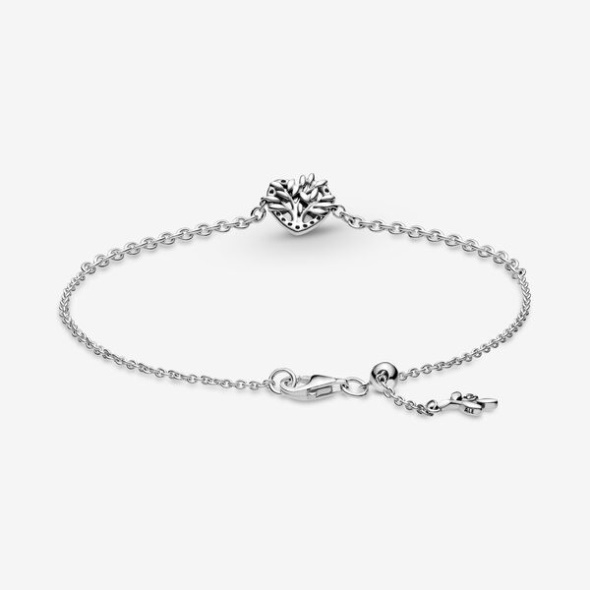 Heart Family Tree Chain Bracelet Pandora CA