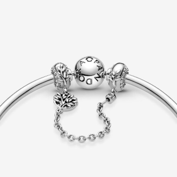 Heart Family Tree Safety Chain Charm Pandora CA