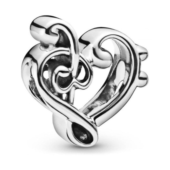 Heart Treble Clef Charms Pandora CA