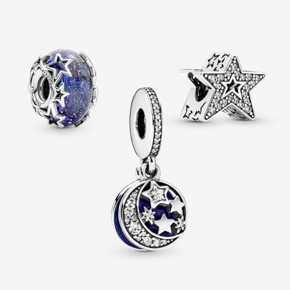 Inside The Galaxy Charm Trio Pandora CA