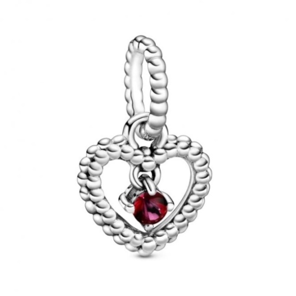 July Birthstone Heart Charms Pandora CA