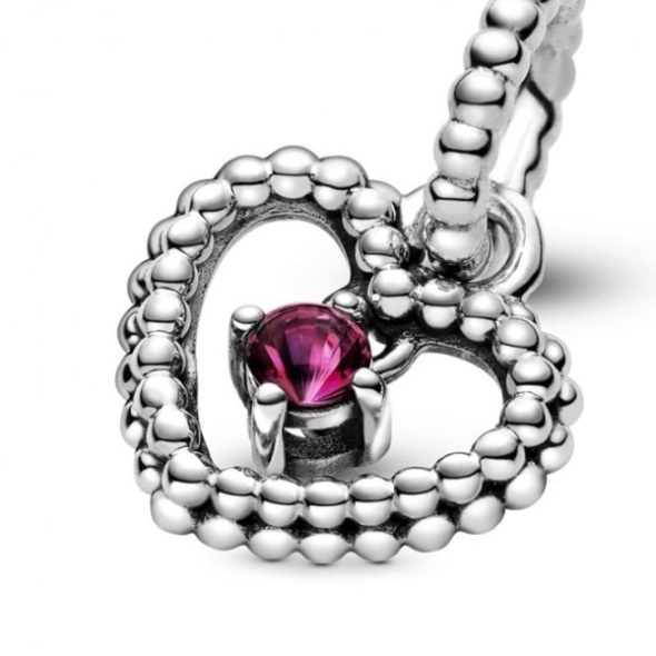 July Birthstone Heart Charms Pandora CA