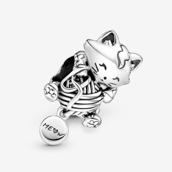 Kitten Yarn Ball Charm Pandora CA