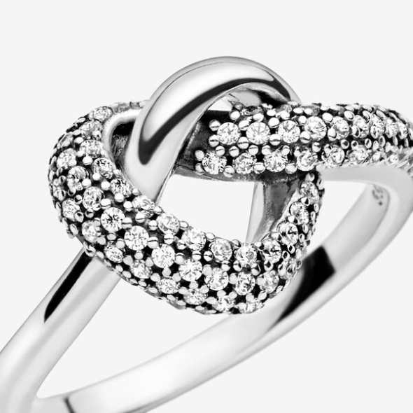 Knotted Heart Ring Pandora CA