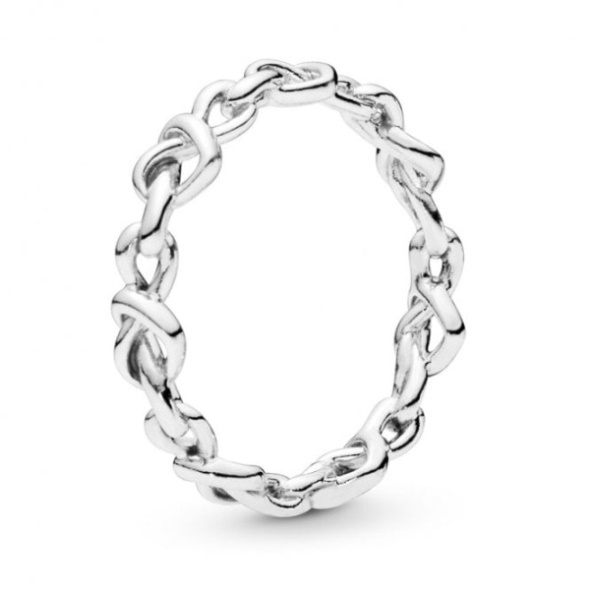Knotted Hearts Brand Pandora CA Ring