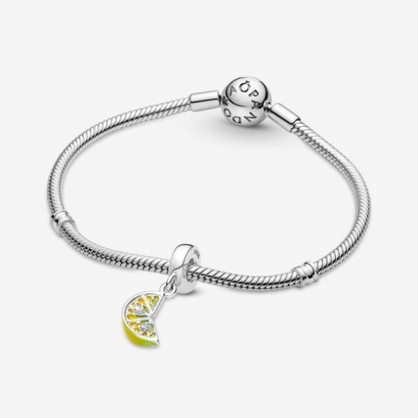 Lemon Slice Sparkling Fruit Dangle Charms Pandora CA