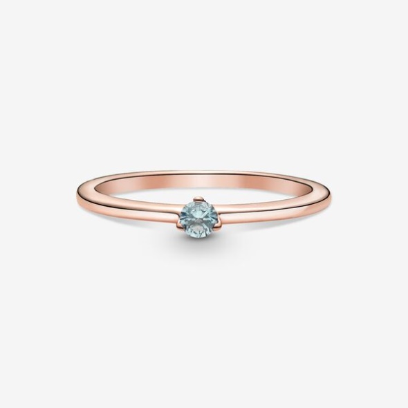 Light Blue Solitaire Ring Pandora CA