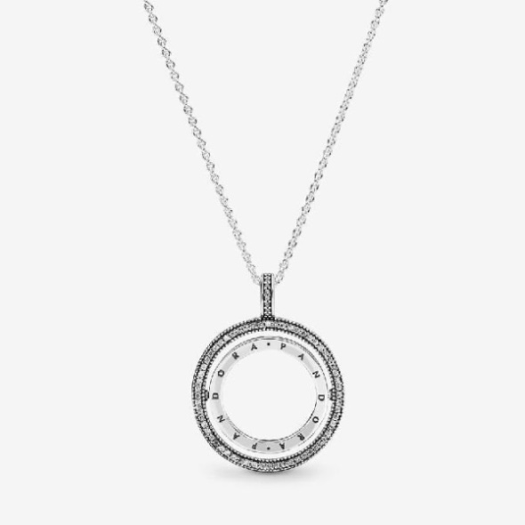 Logo Circle Necklace Pandora CA