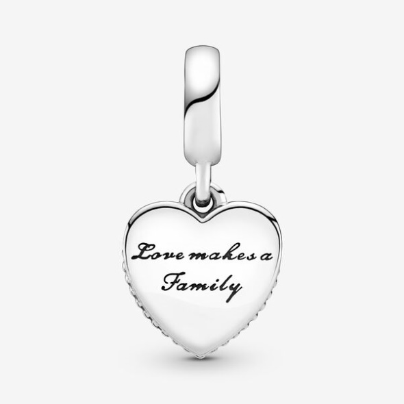 Love Makes A Family Heart Dangle Charm Pandora CA