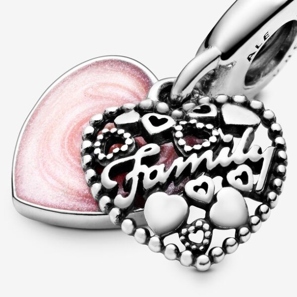 Love Makes A Family Heart Dangle Charm Pandora CA