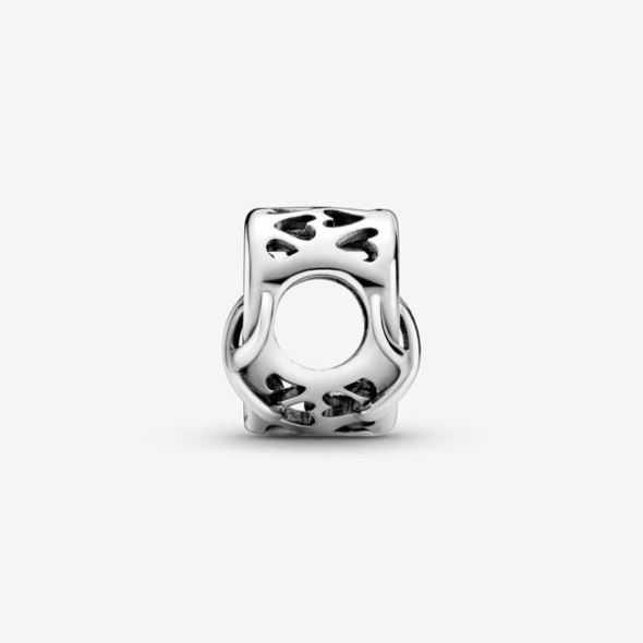 Love You Mum Infinity Heart Charm Pandora CA Sterling Silver