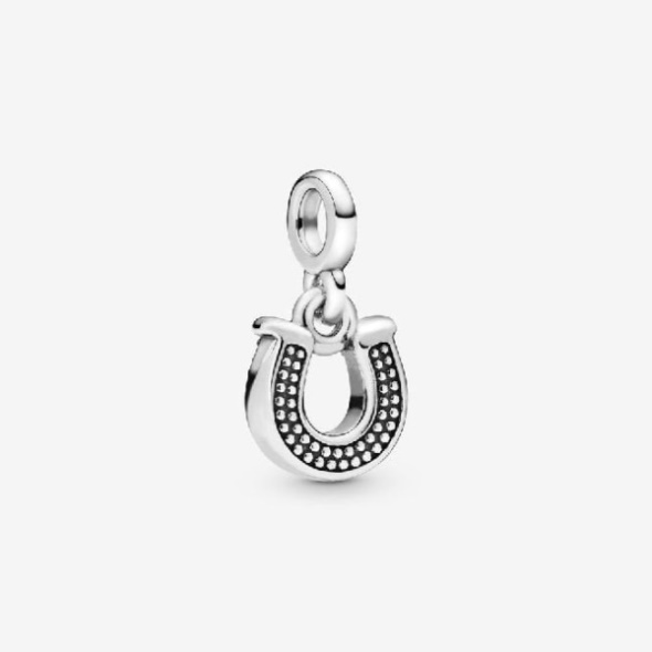 ME My Lucky Horseshoe Silver CZ Dangle Charms Pandora CA