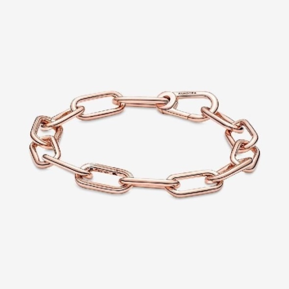 ME Rose Gold Link Chain Bracelet Pandora CA