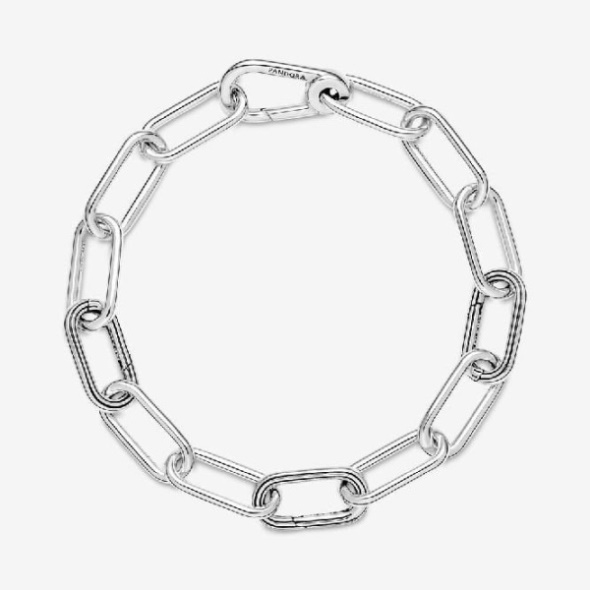 ME Silver Brand Pandora CA Link Chain Bracelet